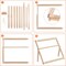 16.5" L x 15.7" Weaving Wooden Loom Kit Ideal for Kids, Beginners